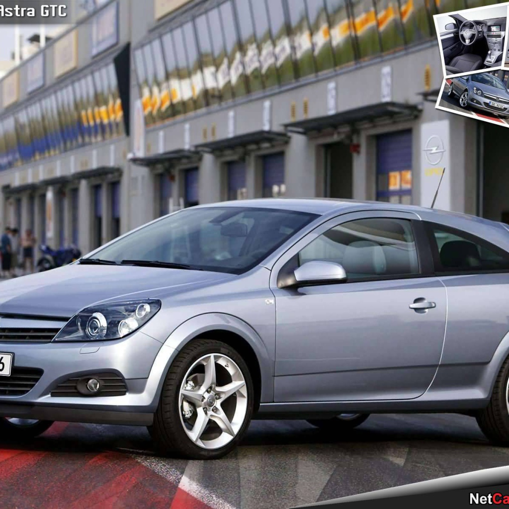 Красивый автомобиль Opel Astra GTC в Москве