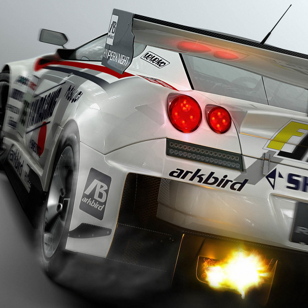 Выхлоп с огнем