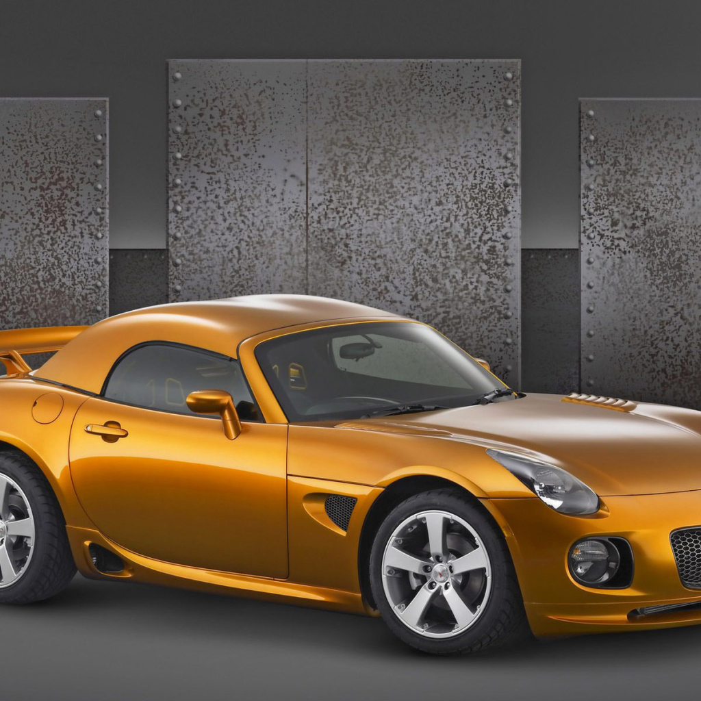 Красивый автомобиль Pontiac Solstice
