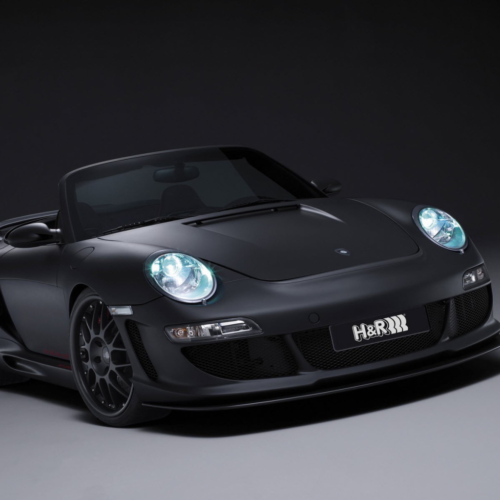 Черный Porsche gemballa