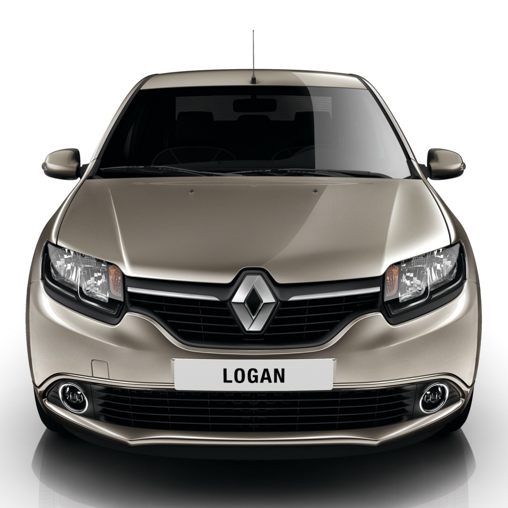 Красивый автомобиль Renault Logan в Москве