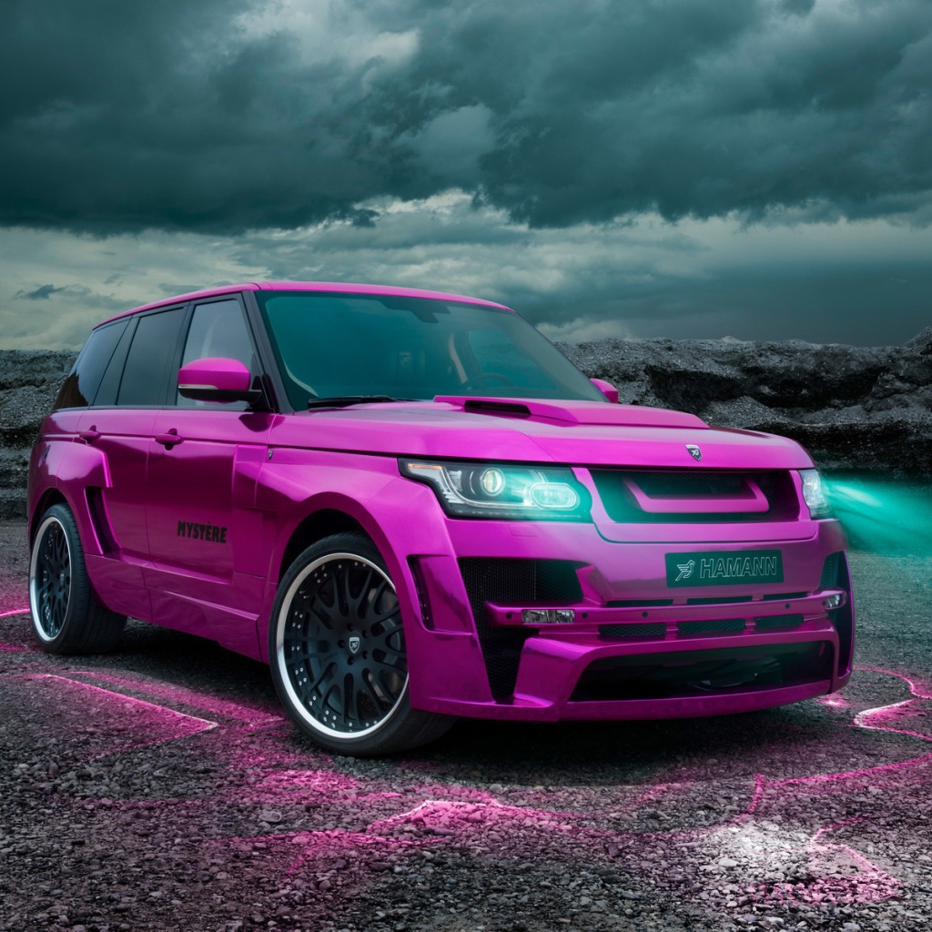 Розовый Hamann Range Rover Vogue 