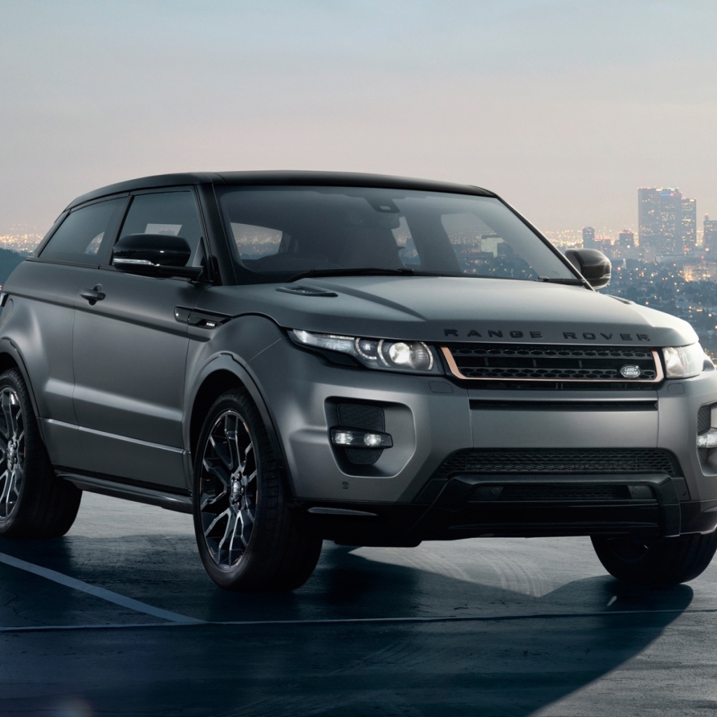 Серебристый лэнд ровер