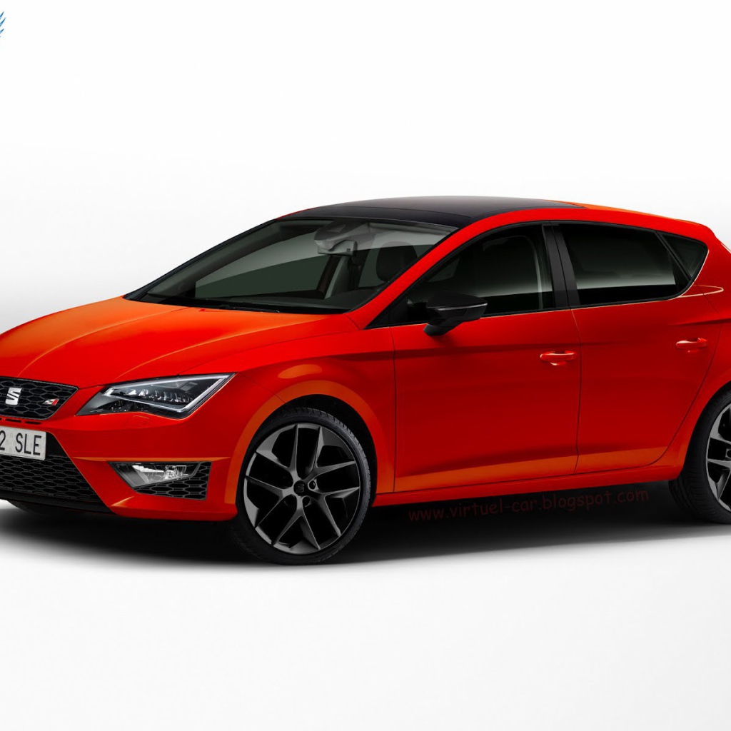 Красивый автомобиль Seat Leon Cupra 2014