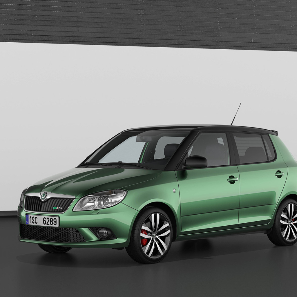 Красивый автомобиль Skoda Fabia