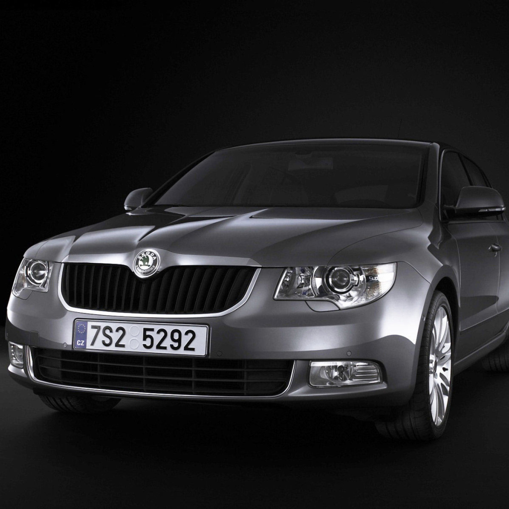 Красивый автомобиль Skoda SuperB