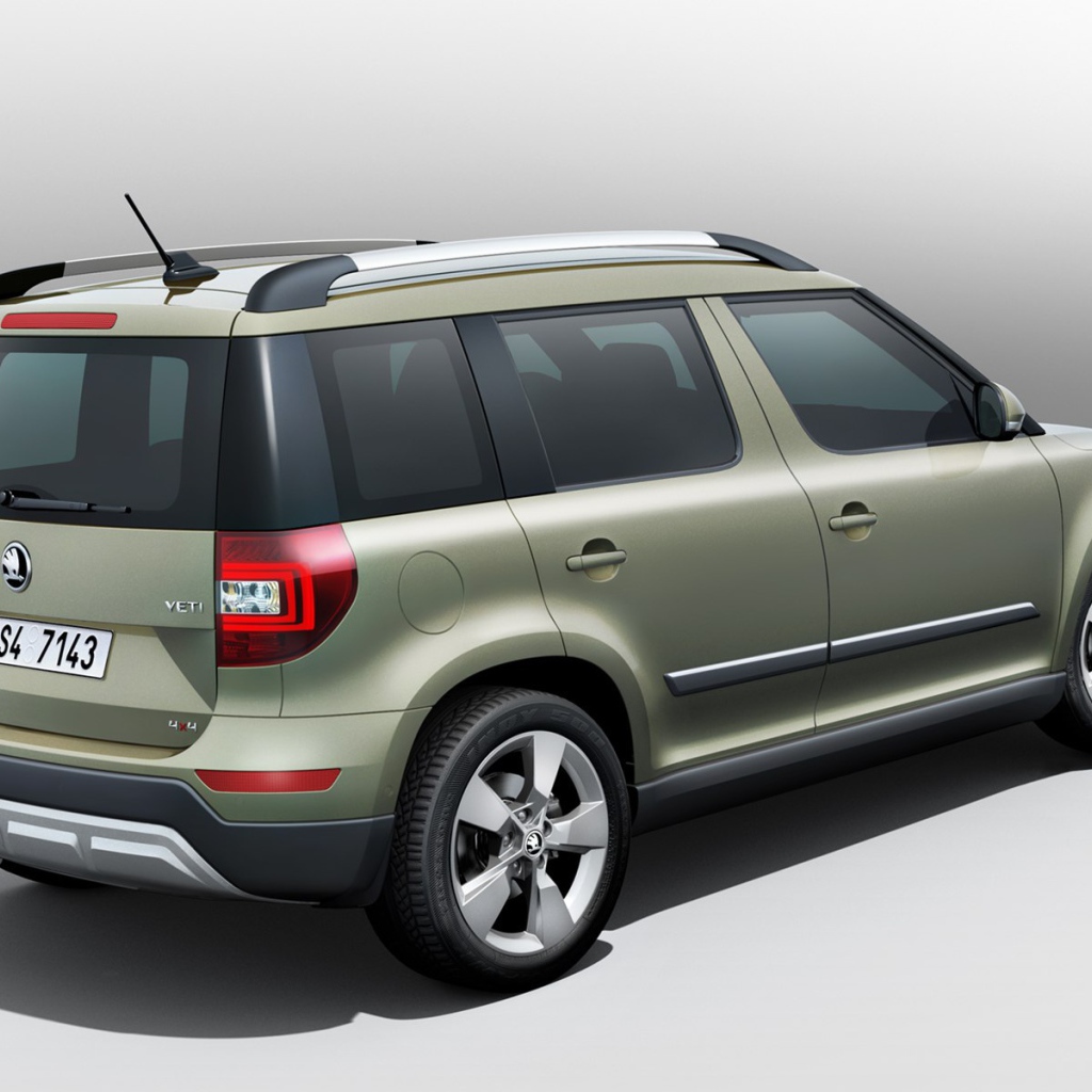 Красивый автомобиль Skoda Yeti 2014
