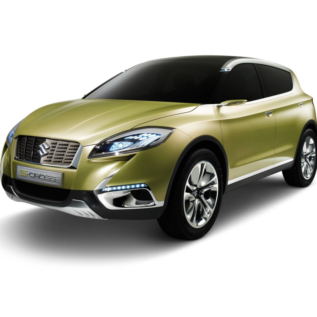 Красивый автомобиль Suzuki S-Cross 2014