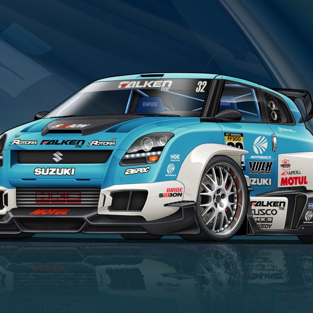  Красивый автомобиль Suzuki Swift