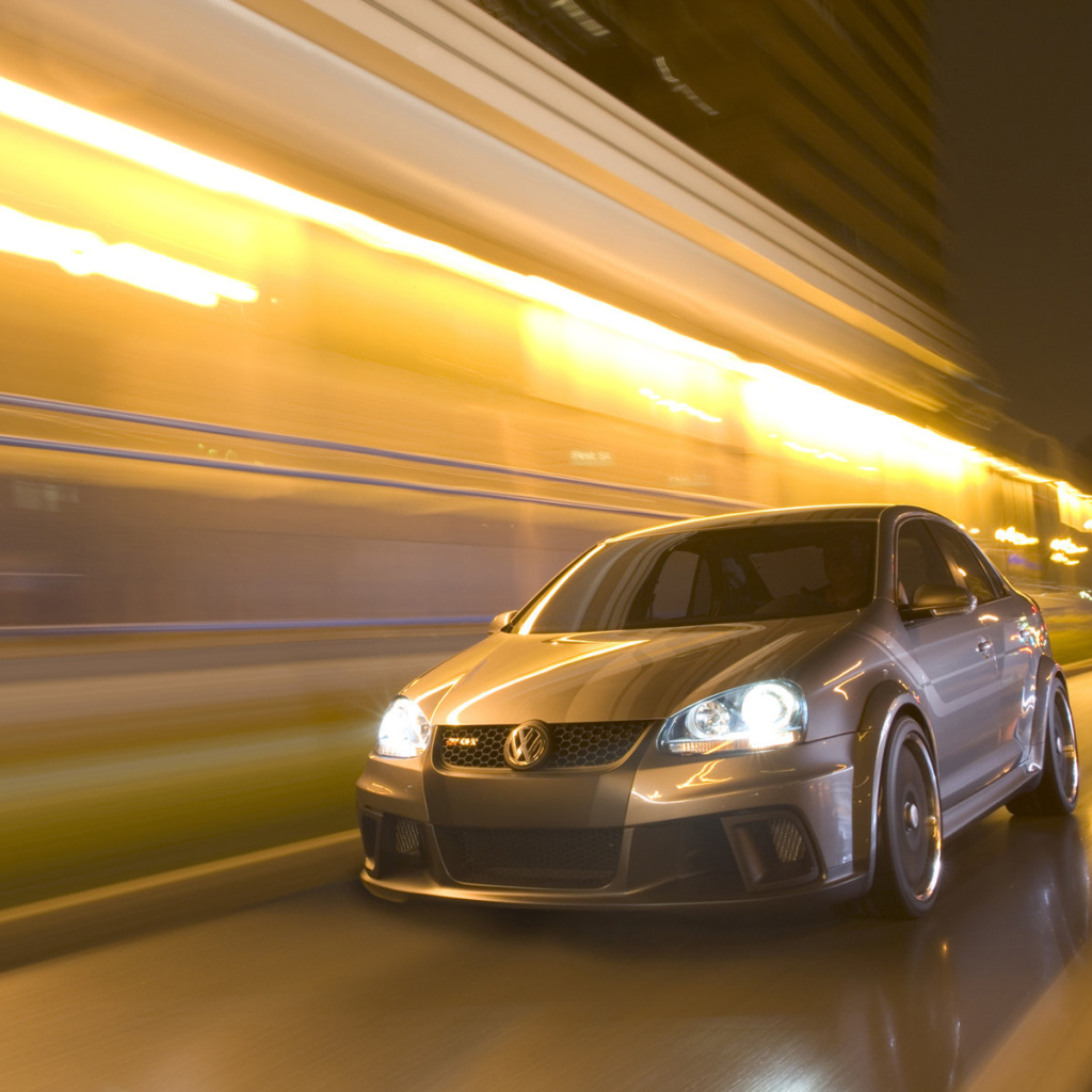 Красивый автомобиль Volkswagen Jetta в Москве