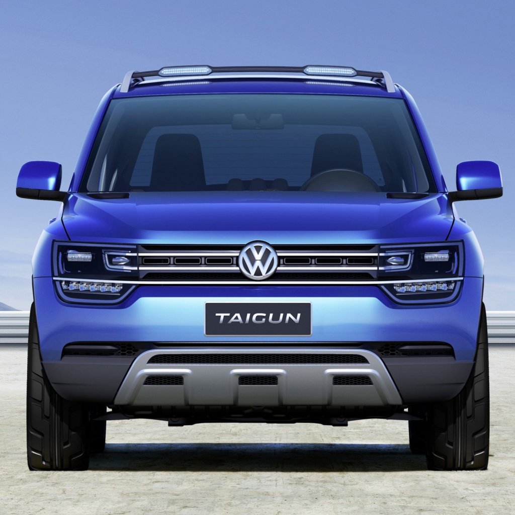 Красивый автомобиль Volkswagen  Taigun 2014