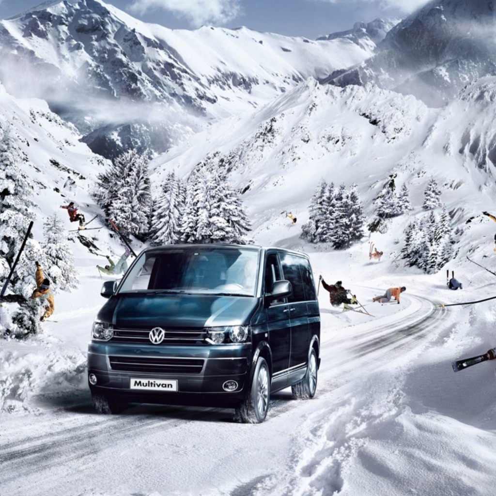 Фльксваген транспорт в горах