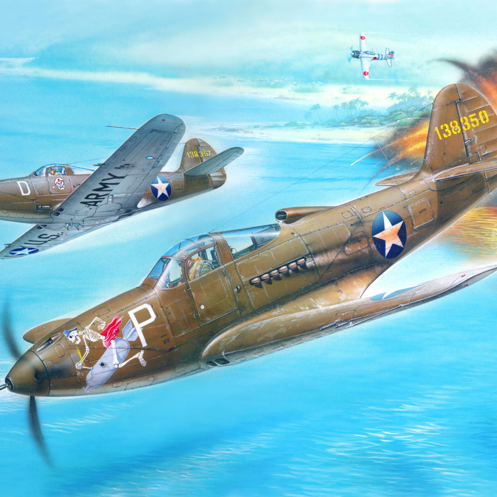 Американский военный самолет Белл