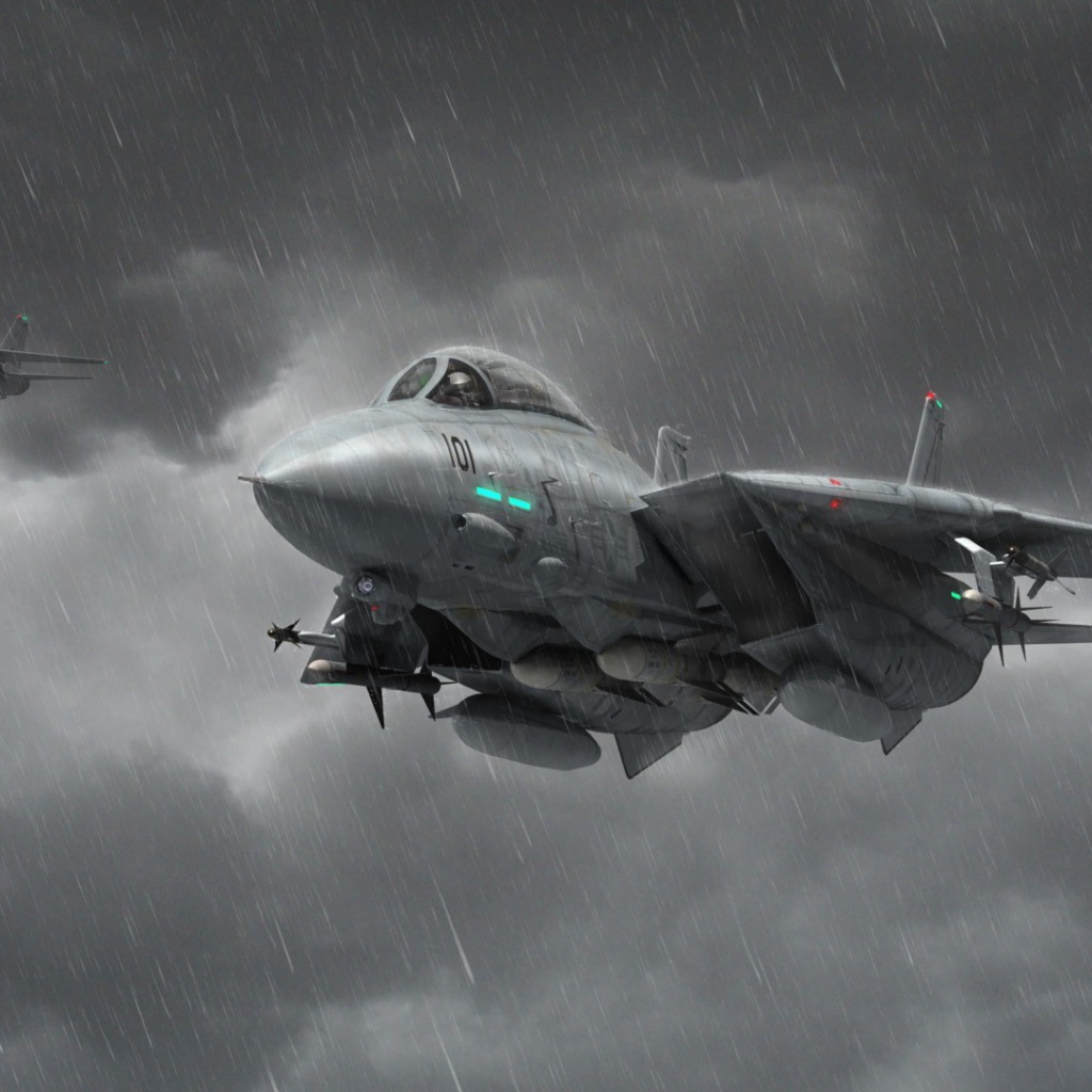 Истребители под дождем