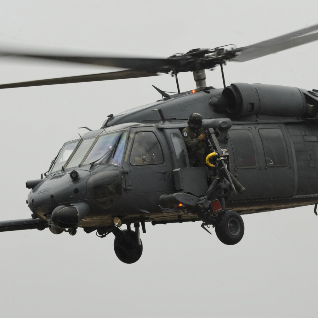 Вертолет на боевом задании