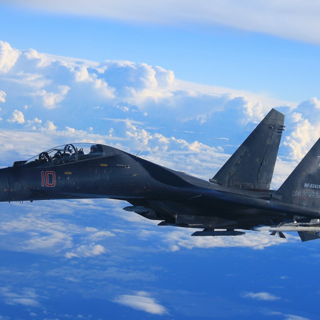 Истребитель ВВС России на боевом дежурстве