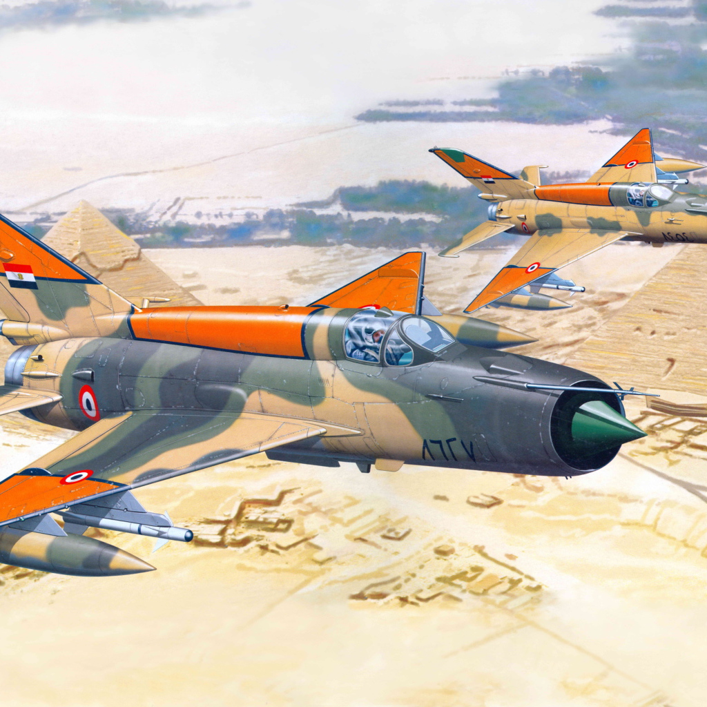 Миг-21 над Египтом