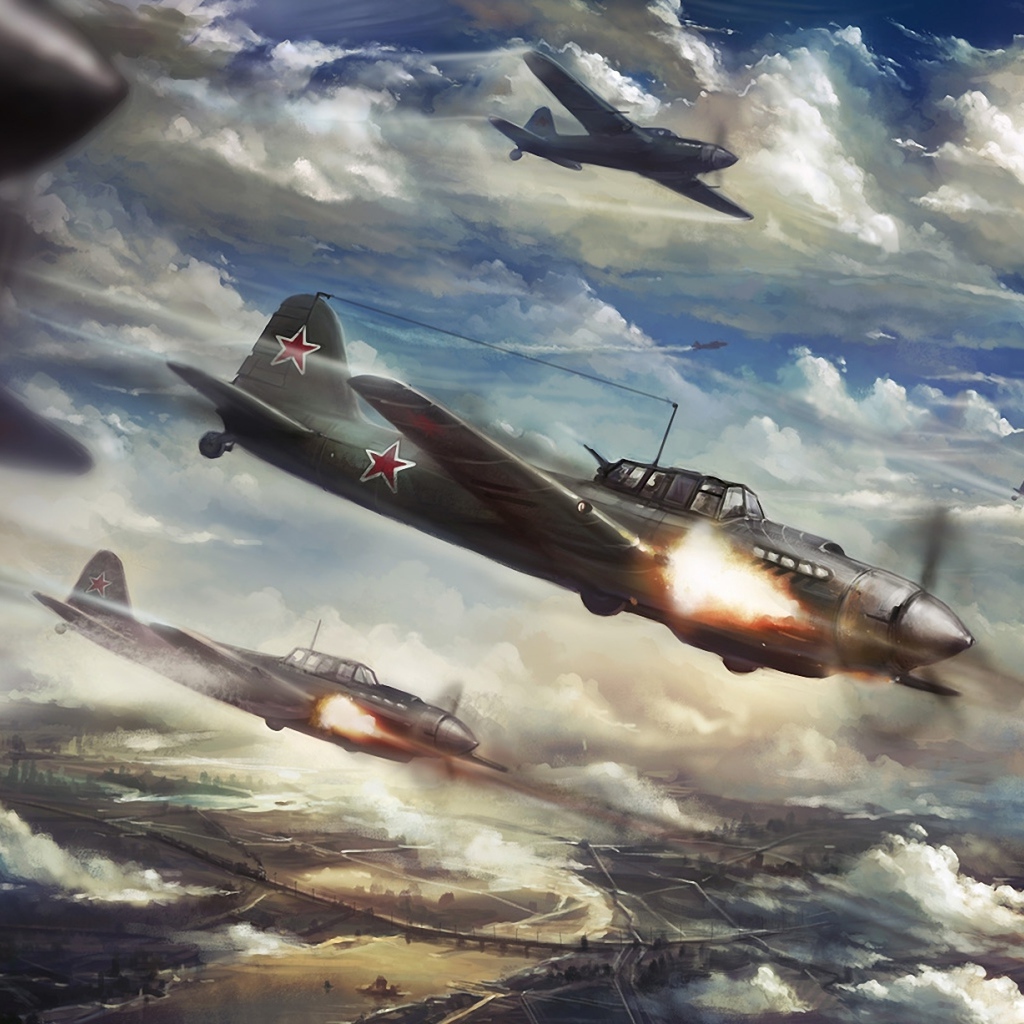 Военный самолет Ил-2