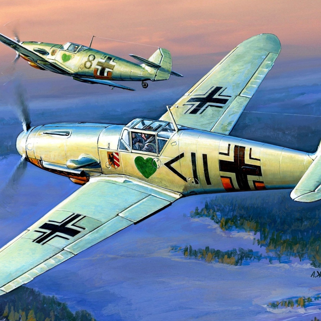 Военный самолет ме -109