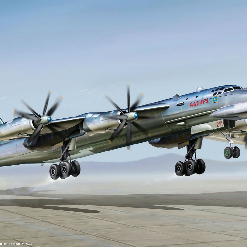 Русский самолет Ту-95