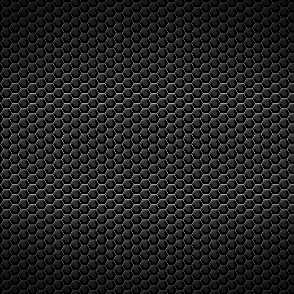 Черные обои  с шестигранной текстурой