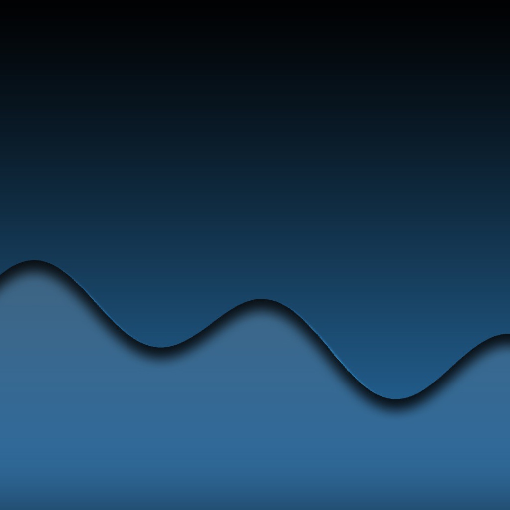 Волны синего цвета