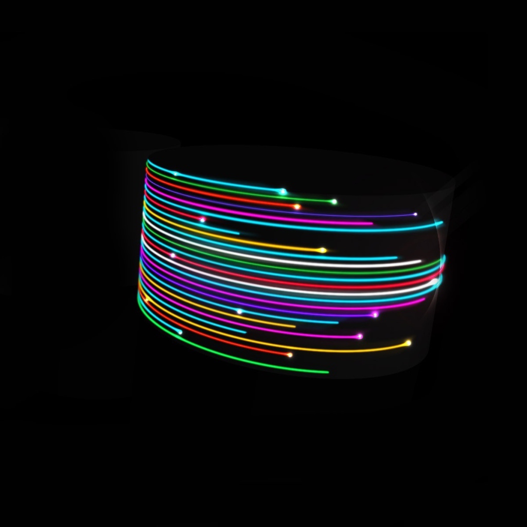 Яркий браслет на черных обоях