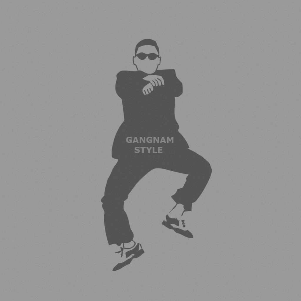 Человек на сером фоне