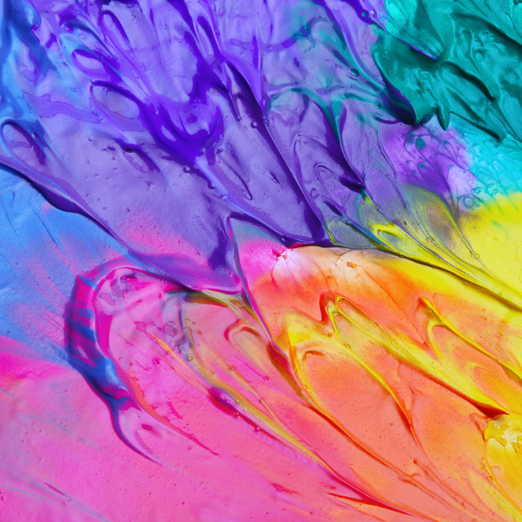 Смешение разных красок