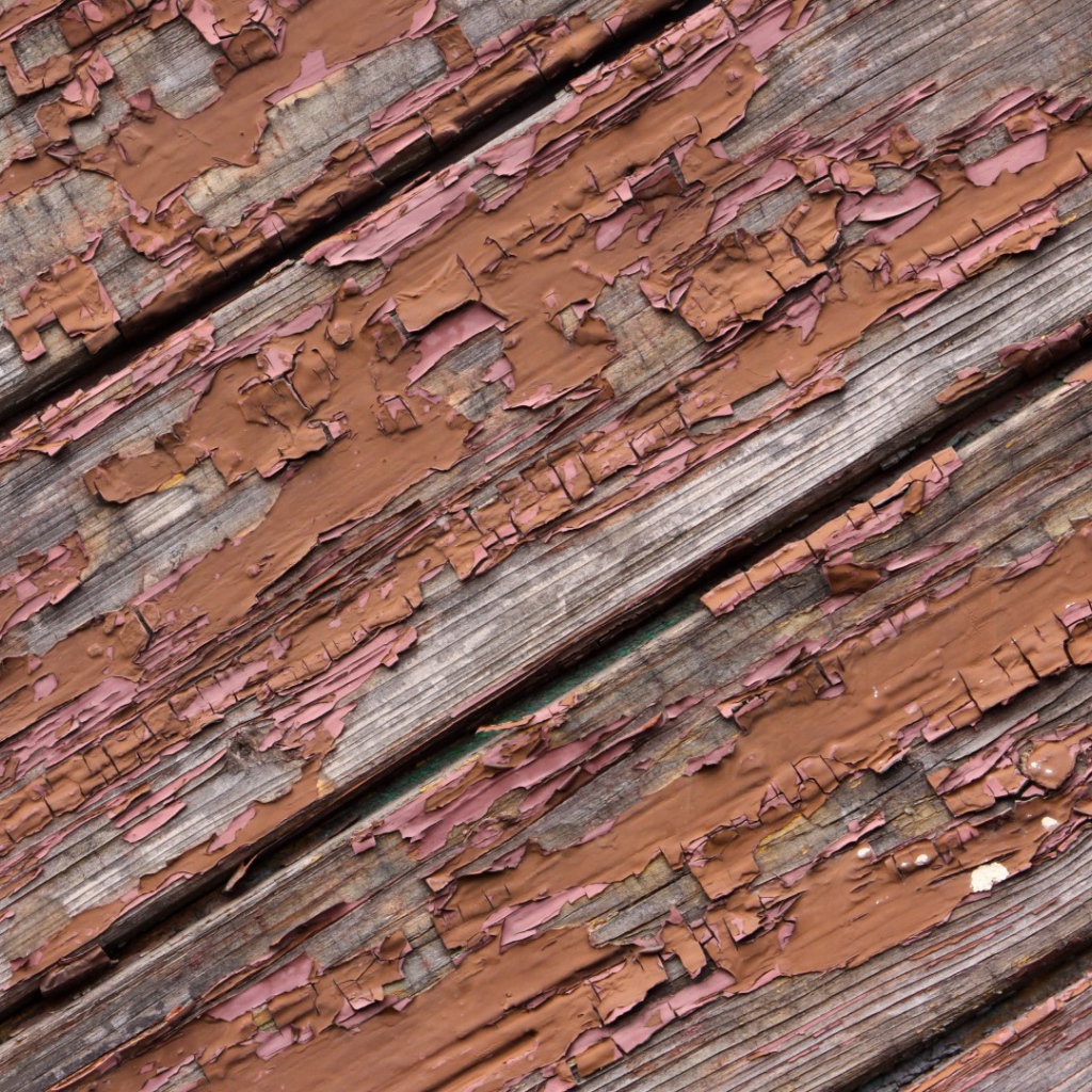 Cтарая краска на деревянном полу