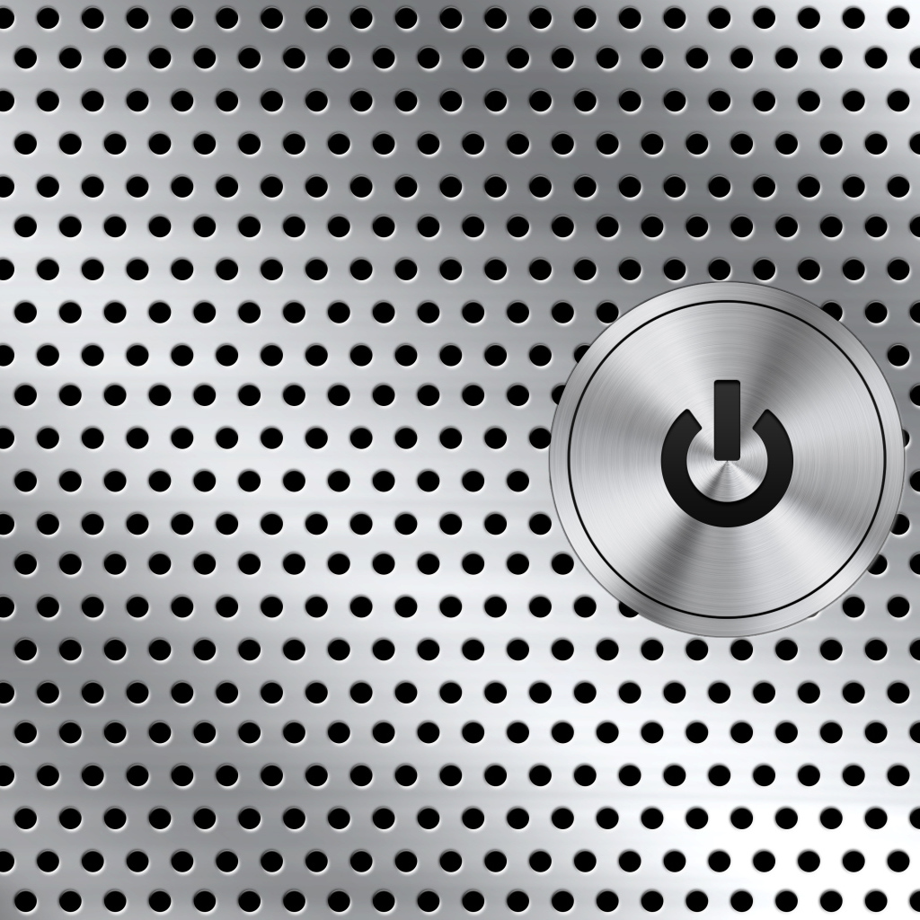 Кнопка на металле