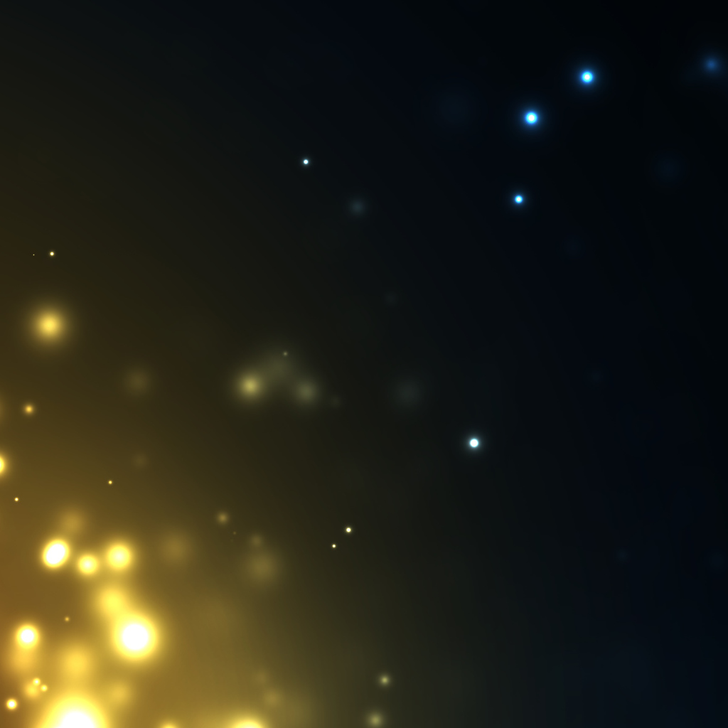 Желтые и голубые искры