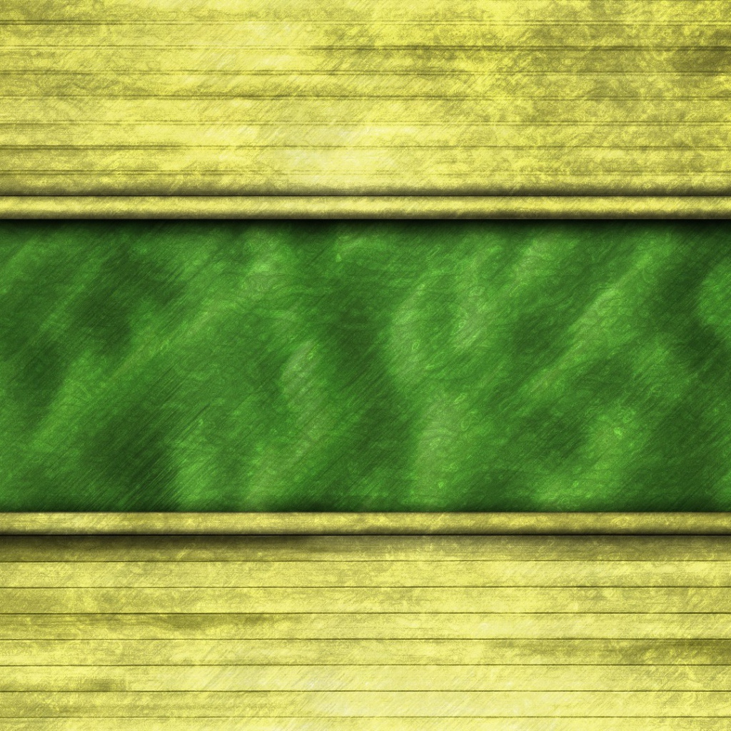 Желтые и зеленая полоса