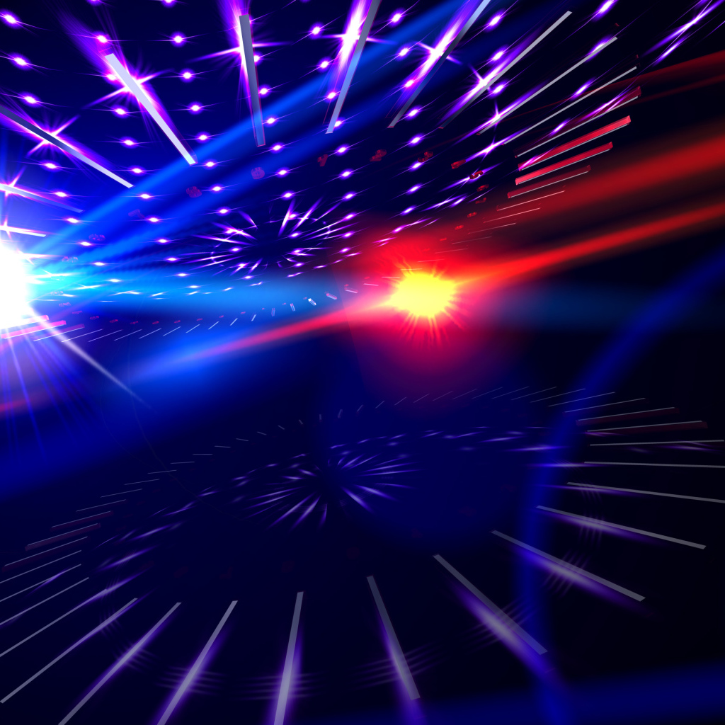 Цветные блики