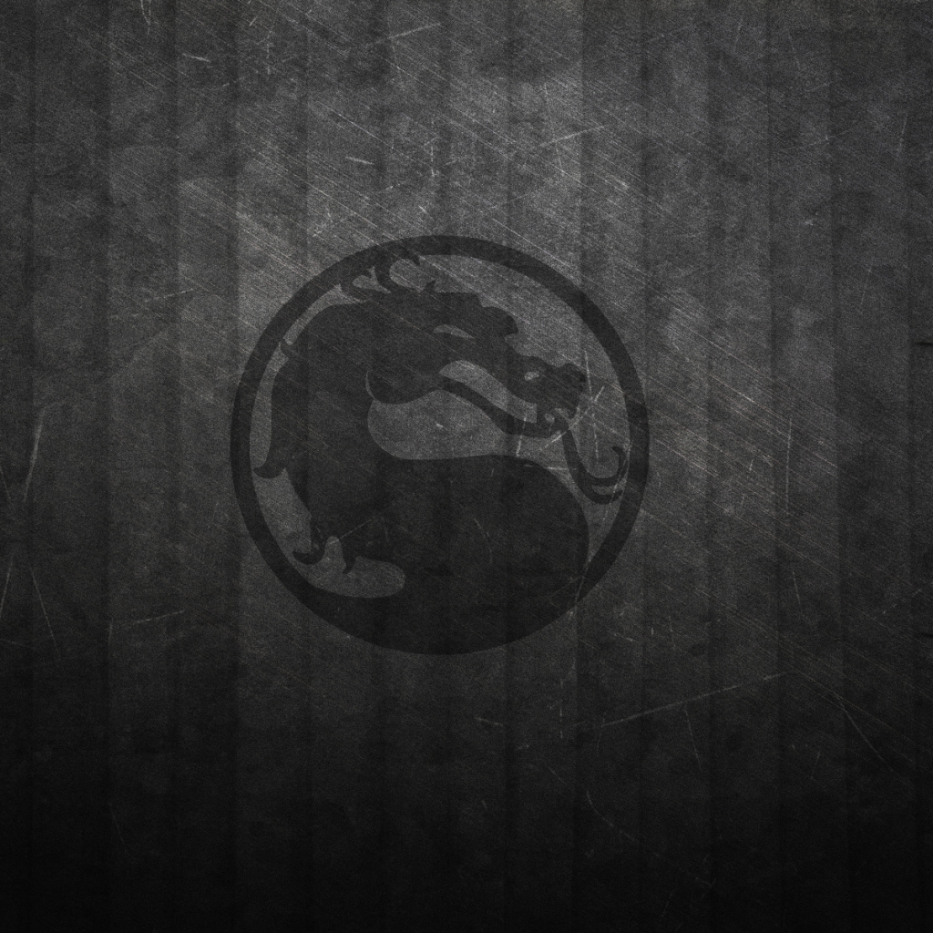 Дракон на черном фоне