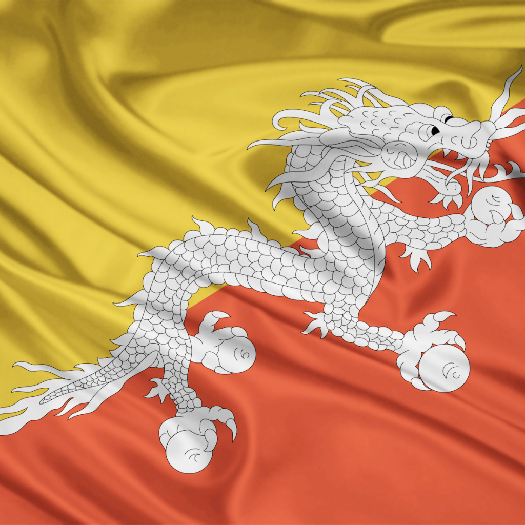 Флаг Королевства Бутан