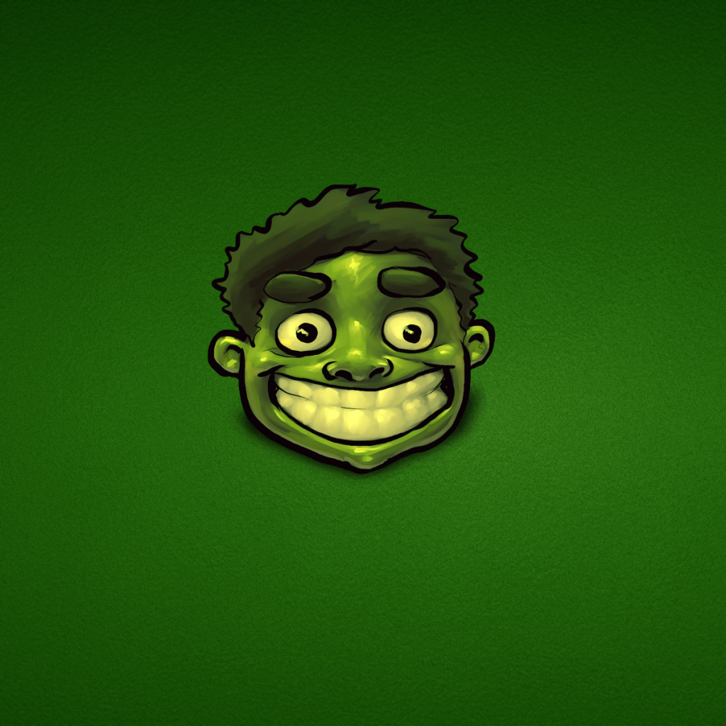 Халк улыбается