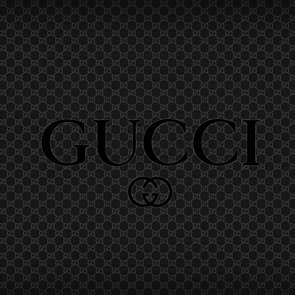 Черный логотип Gucci