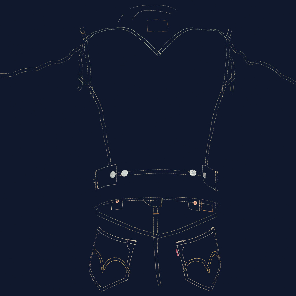 Дизайн джинсов Levi`s