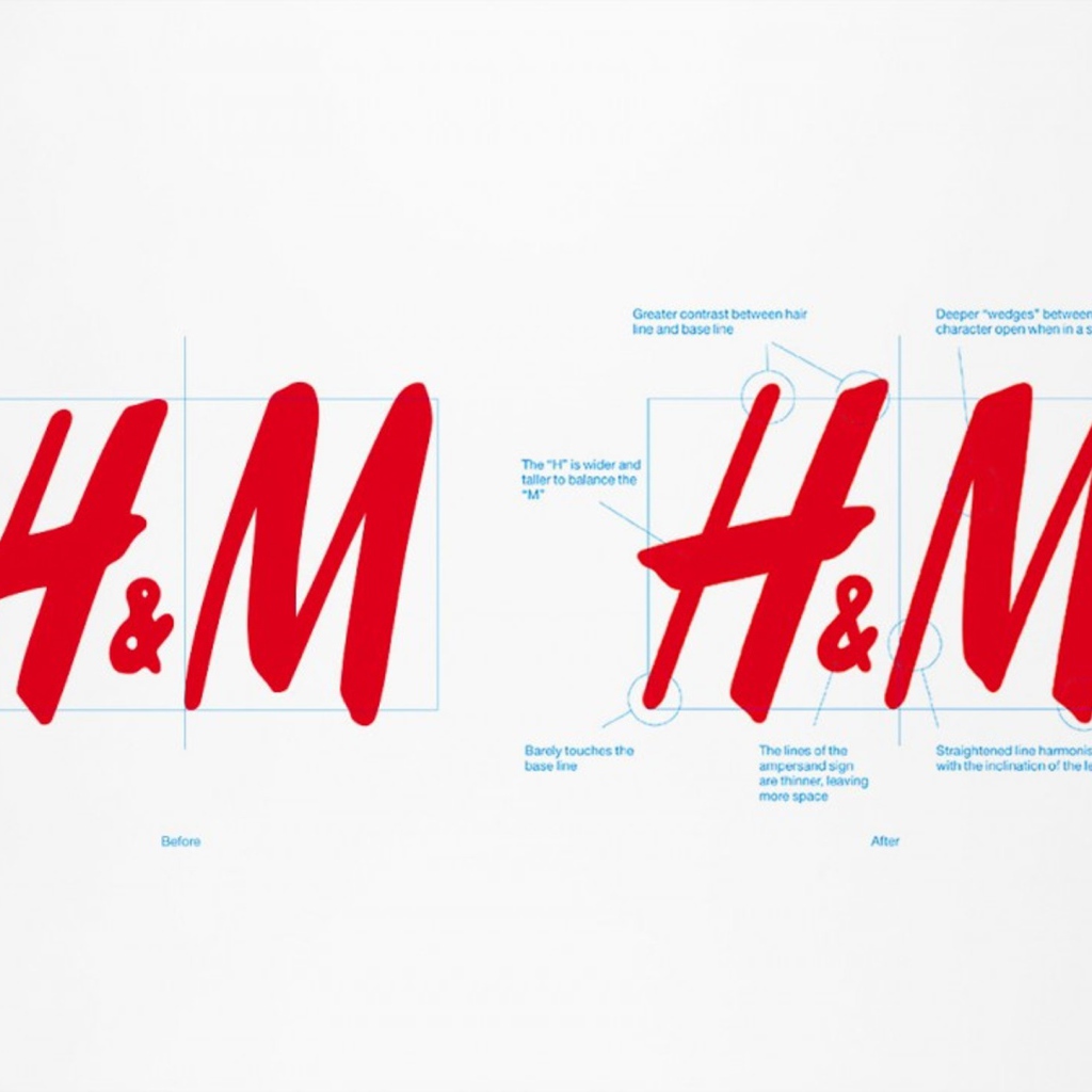 Чертеж бренда одежды H&M