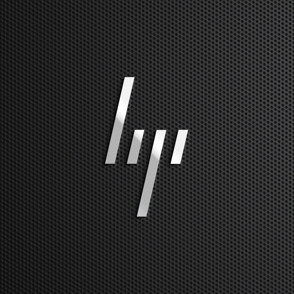 Строгий логотип HP