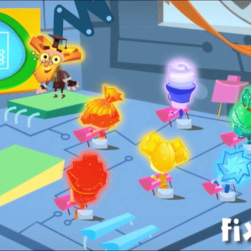 Все герои мультфильма Фиксики