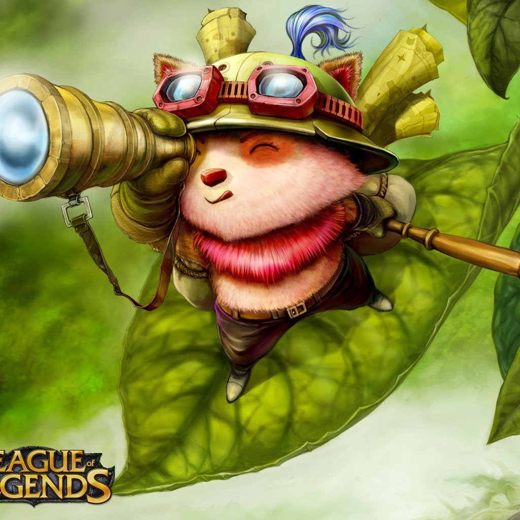 Зверек смотрит в подзорную трубу