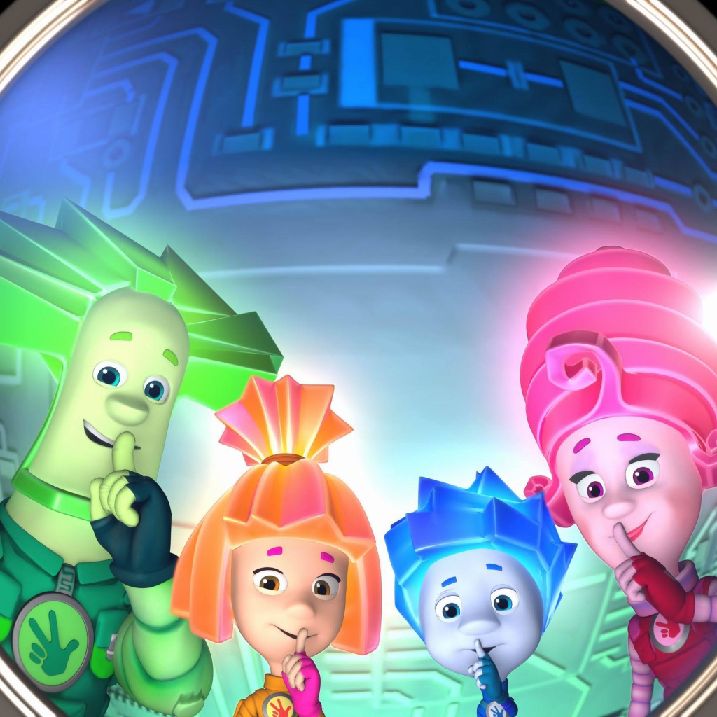 Герои мультфильма Фиксики под лупой