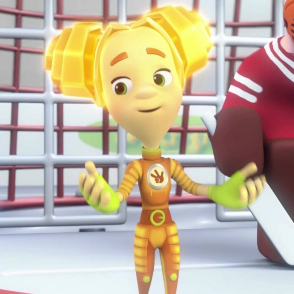 Девочка из мультфильма Фиксики