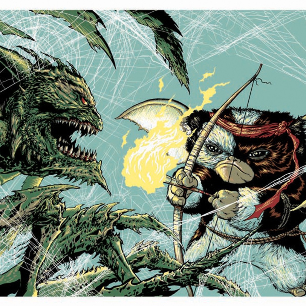 Гремлин из мультфильма