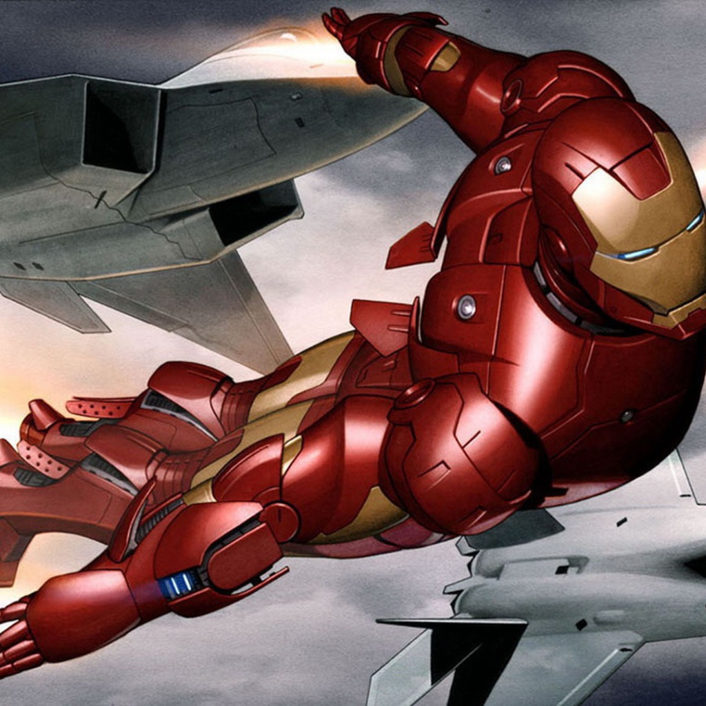 Железный человек в небе