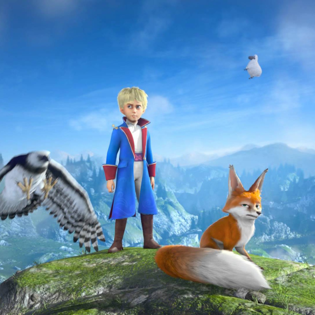 Маленький принц с лисой