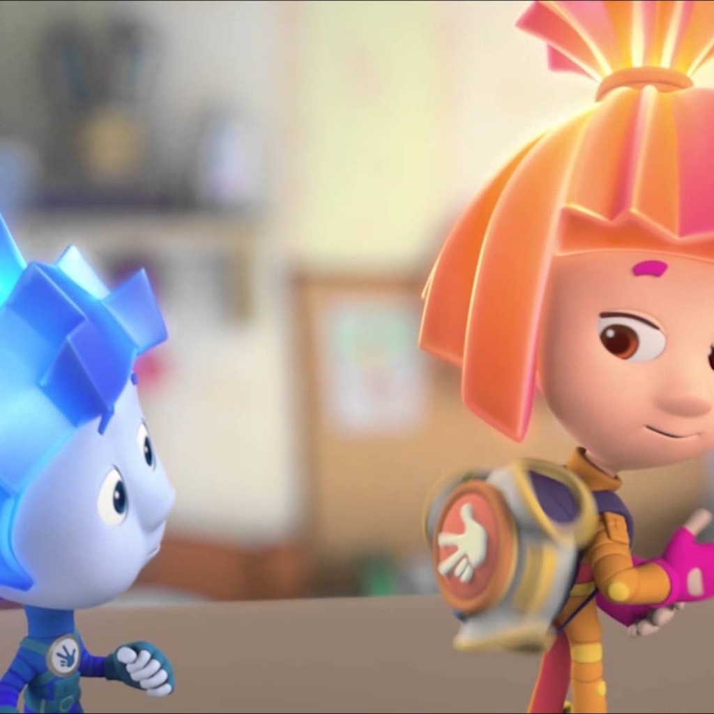 Главные герои мультфильма Фиксики