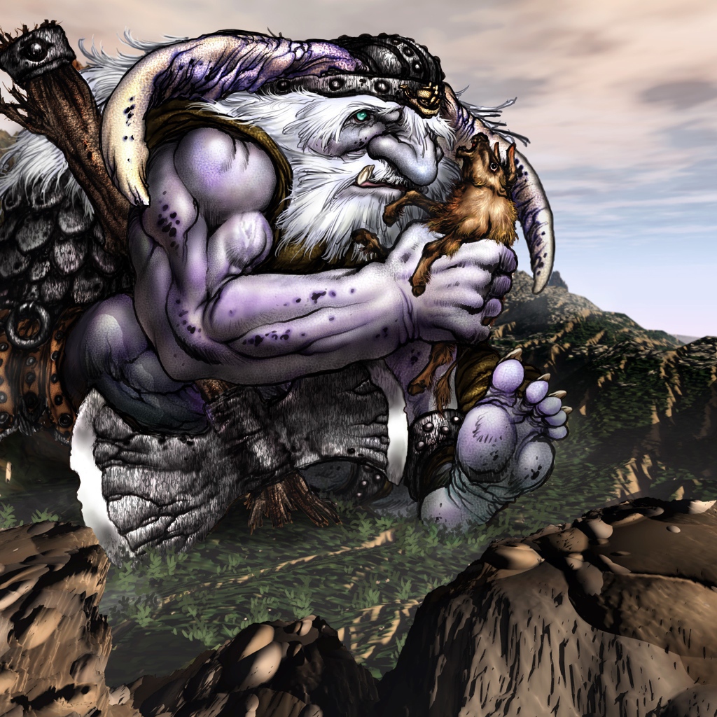 Великан из мультфильма